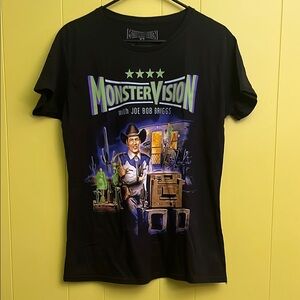 NWOT Fright Rags Joe Bob Briggs MONSTERVISION V2 t-shirt